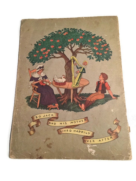 1939 Children's Book - Jack And The Beanstalk – Duckwells