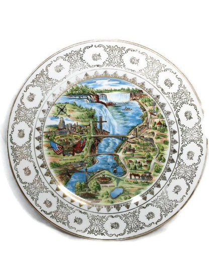 Vintage Niagara Falls Plate Made in Western Germany - Duckwells