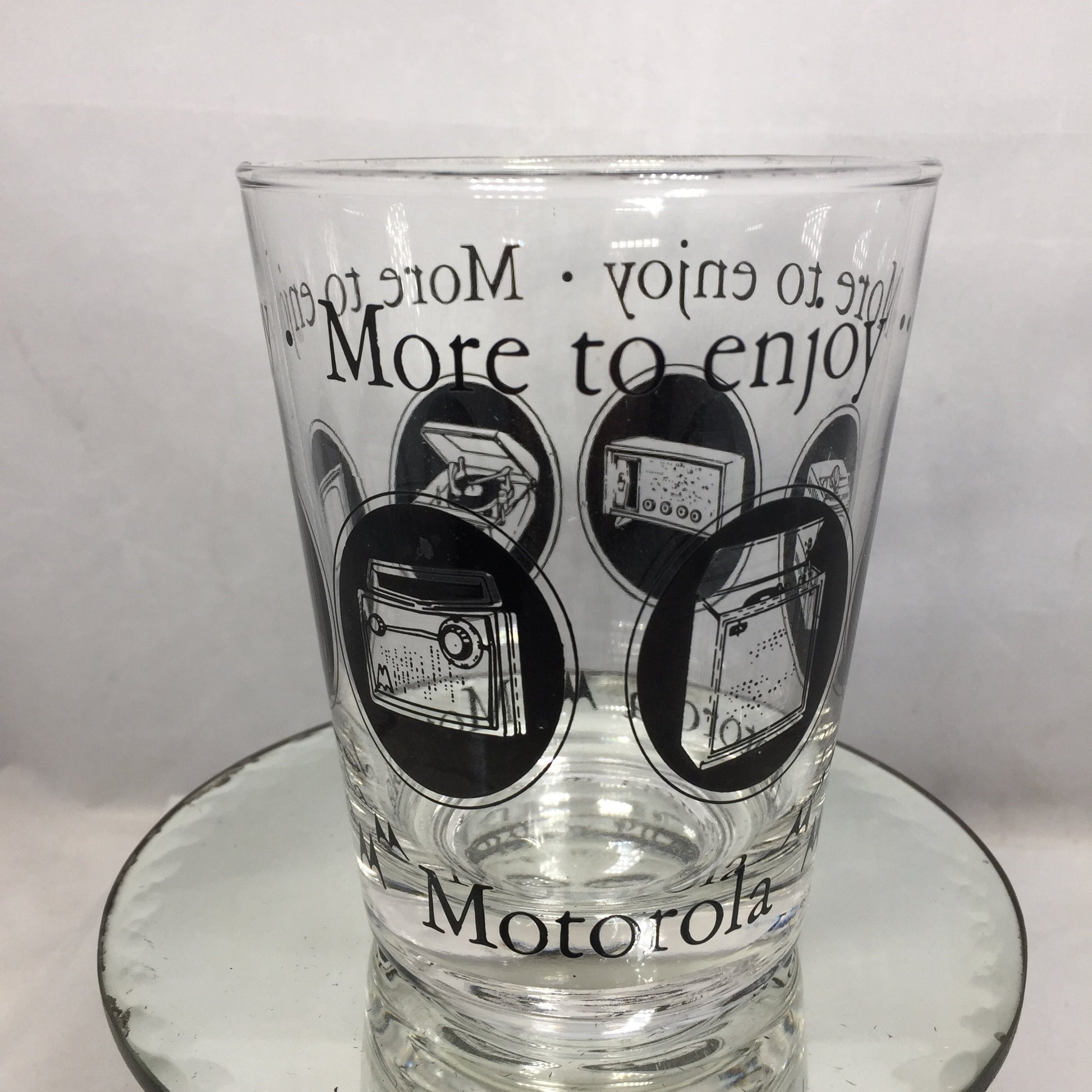 Vintage Motorola Electronics Barware Glass - Duckwells