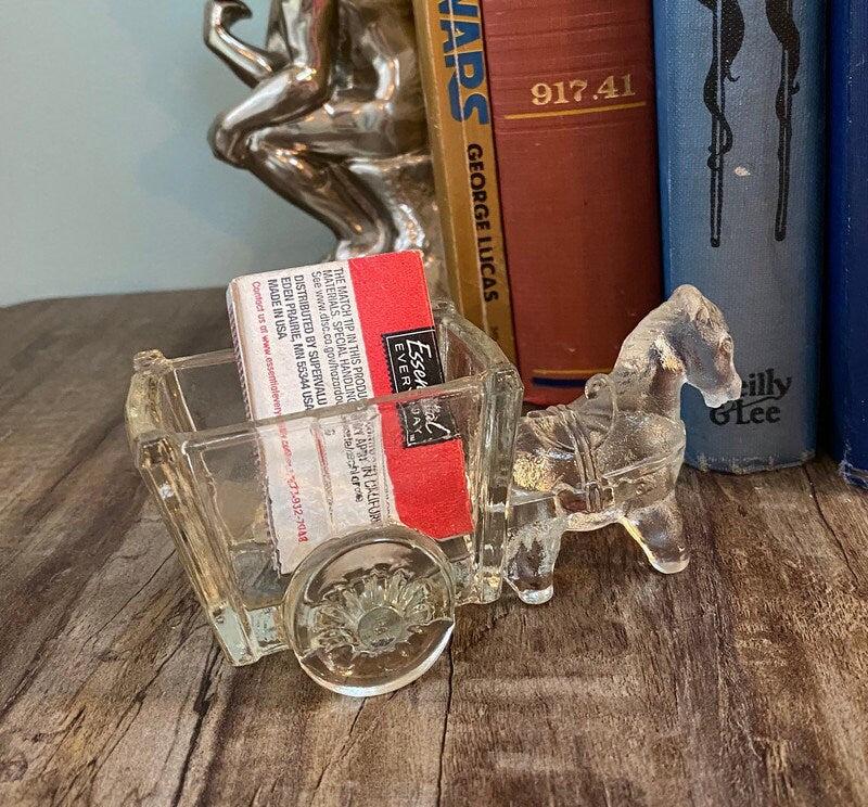 Vintage Glass Donkey Cart – Duckwells