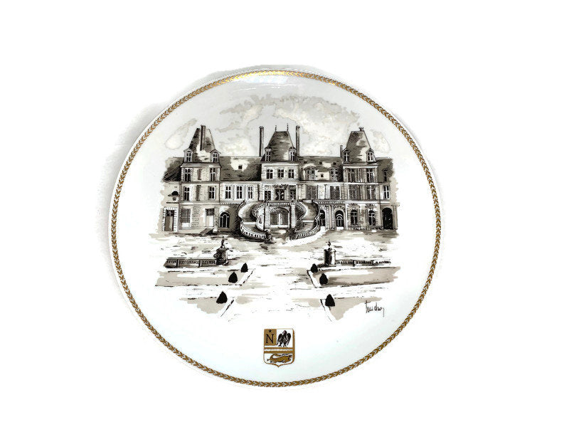 Vintage Fountainebleau Limited Edition L. Lourioux France Plate - Duckwells