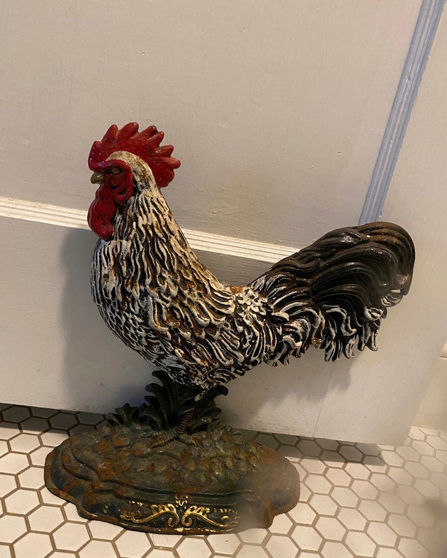 Vintage Cast Iron Roosters outlet - 4.5 inches