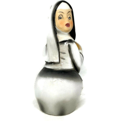 Midcentury Nun Figurine, Geo Z. Lefton Baseball Catcher