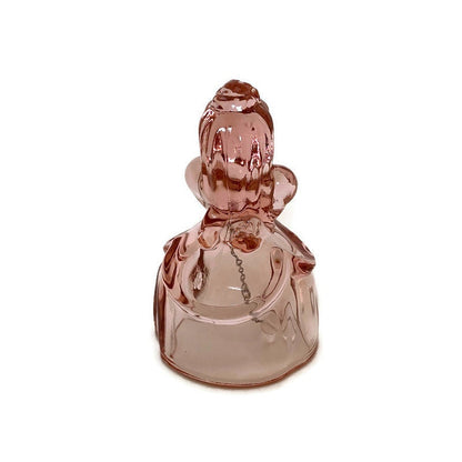 Vintage Pink Glass Bride Bell by Imperial Glass
