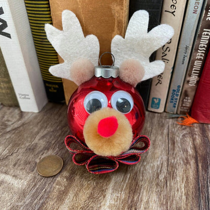 Vintage Rudolph Reindeer Christmas Ornament