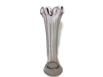 Vintage Swung Carnival Glass Vase