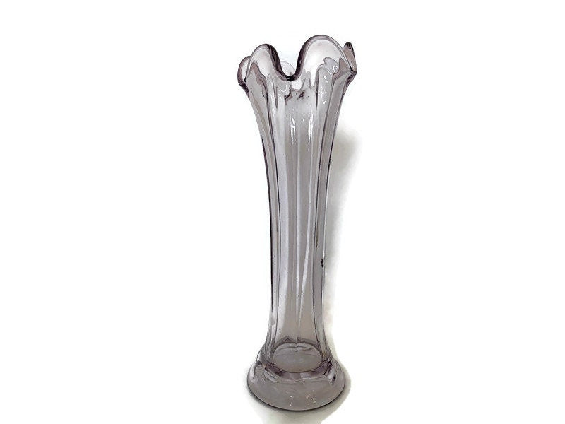 Vintage Swung Carnival Glass Vase