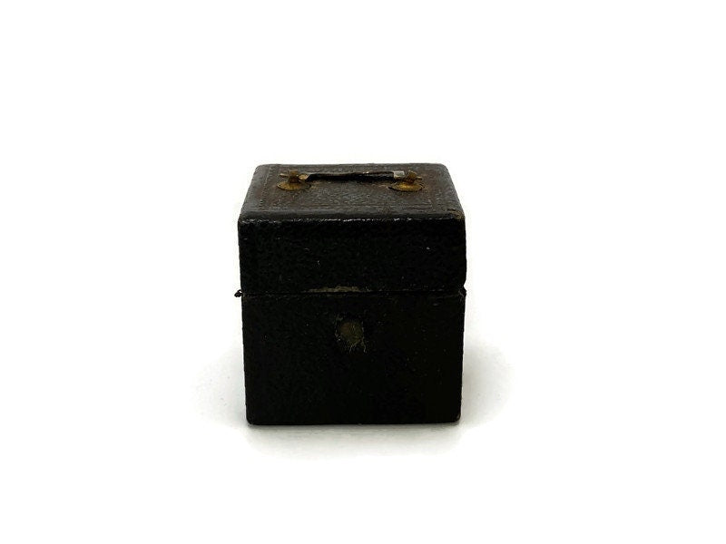 Antique Travel Inkwell in a Miniature Travel Case