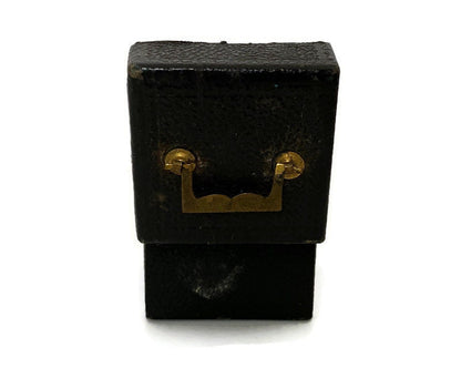 Antique Travel Inkwell in a Miniature Travel Case