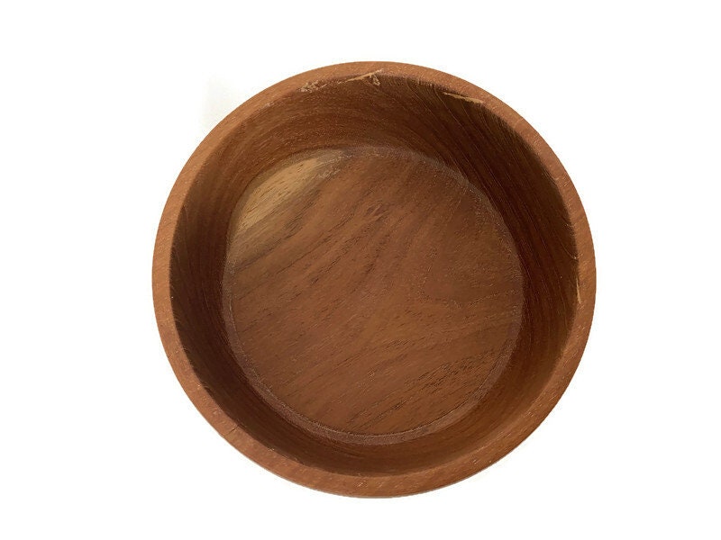 Vintage Turned Mesquite Wood Bowl
