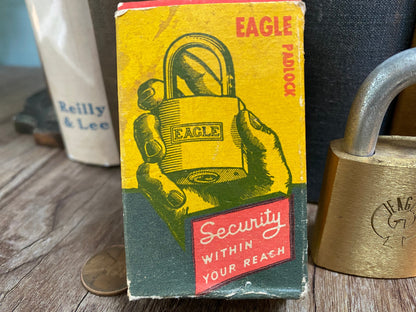 Vintage Brass Eagle Lock