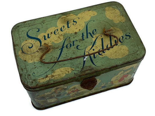 Antique Tin Litho Sweets for the Kiddies