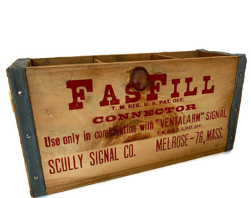 Vintage Wood Shipping Box