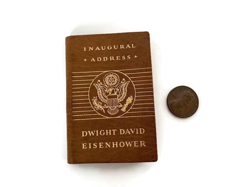 Miniature Book, Inaugural Address of Dwight David Eisenhower