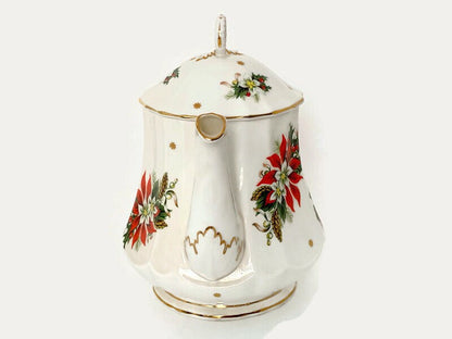 Vintage Christmas Coffee Pot