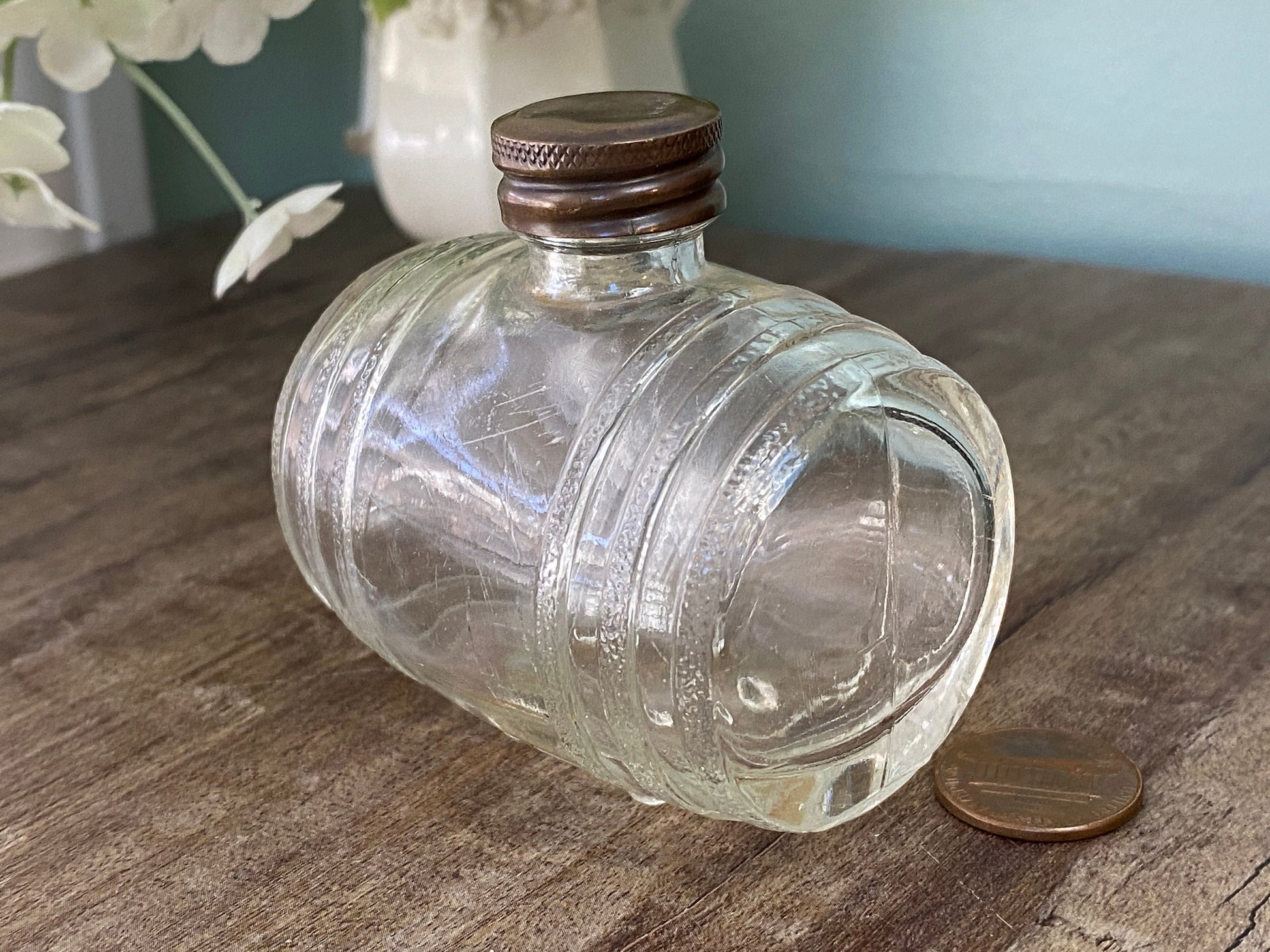 11in Glass Bottle With Cork