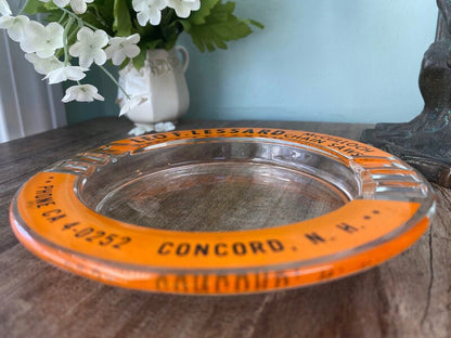 Vintage Concord NH Advertising Ashtray