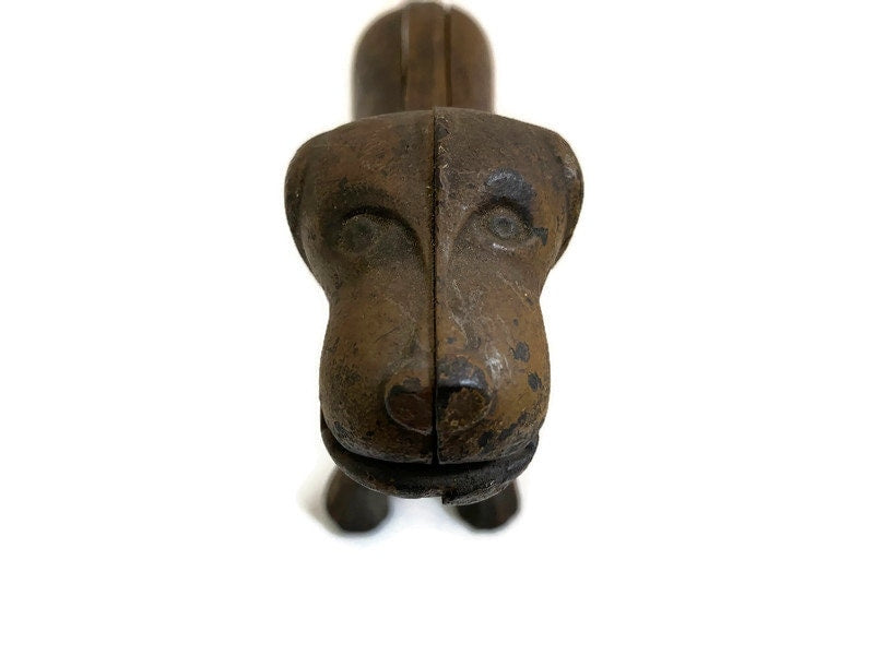 Vintage Cast Iron Dog Nutcracker