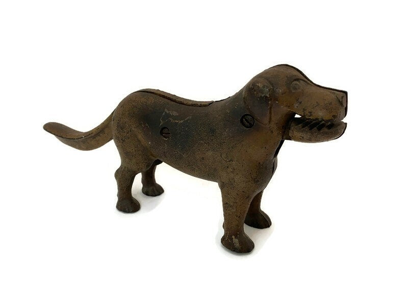 Vintage Cast Iron Dog Nutcracker