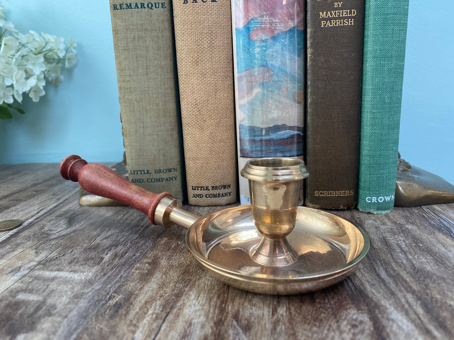 Vintage Brass Taper Candle Holder