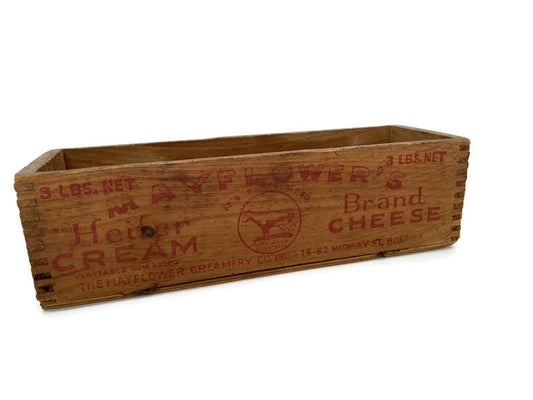 Vintage Mayflower's Cheese Box