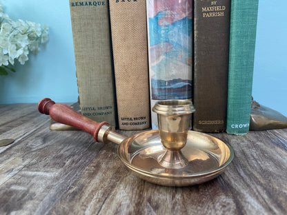 Vintage Brass Taper Candle Holder