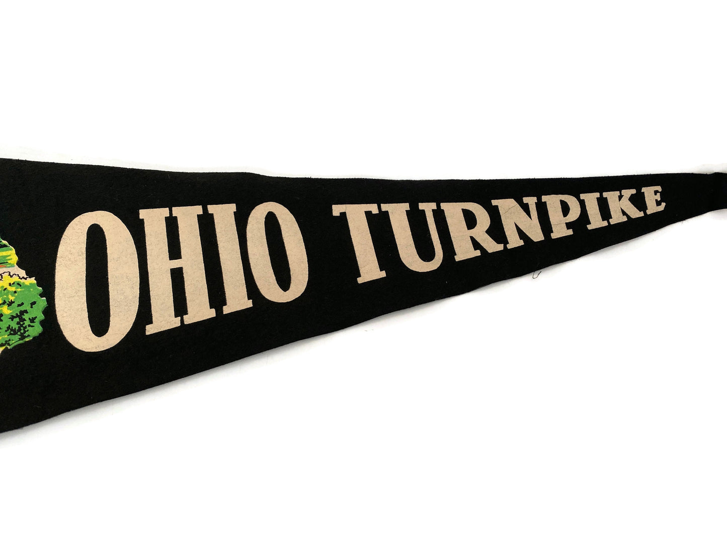 Vintage Ohio Turnpike Pennant