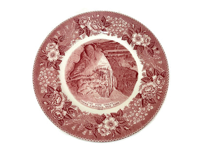 Vintage Howe Caverns New York Souvenir Plate