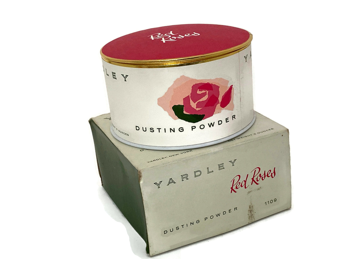Vintage Red Roses Dusting Powder from Yardley