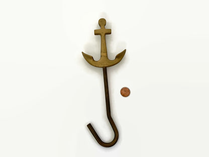 Vintage Brass Nautical Brass Hook