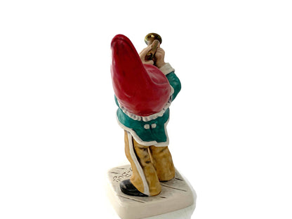 Vintage Gnome Trumpet Playing Figurine by Goebel