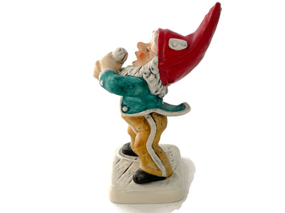 Vintage Gnome Singer Figurine by Goebel