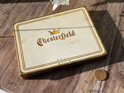 Antique Chesterfield Tin